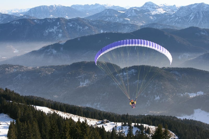 Paragliding in Interlaken, Switzerland